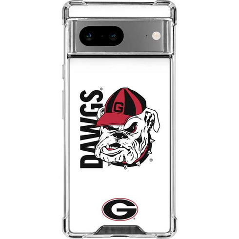 University of Georgia Dawgs Google Pixel 7a Clear Case
